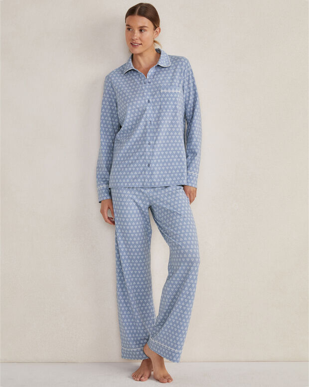 Organic Cotton Jersey Foulard Sleep Set