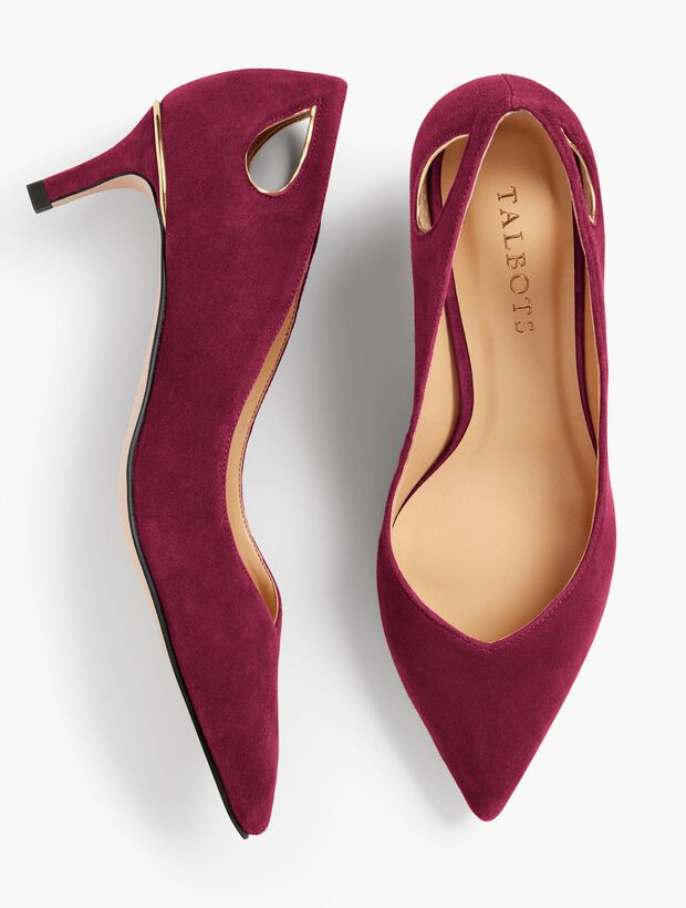 Erica Cut-Out Pumps - Solid