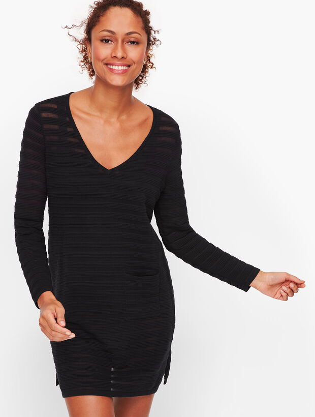 V-Neck Cover Up - Solid