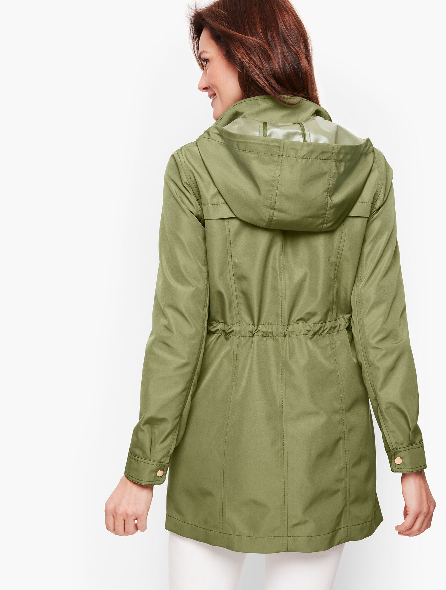 Coated Canvas Rain Anorak