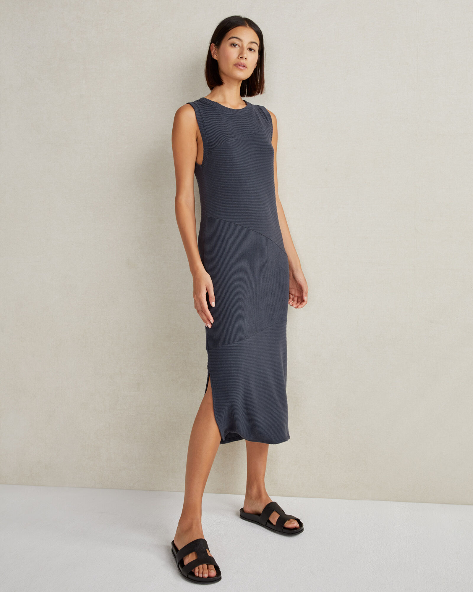 Brushed Rib Knit Dress