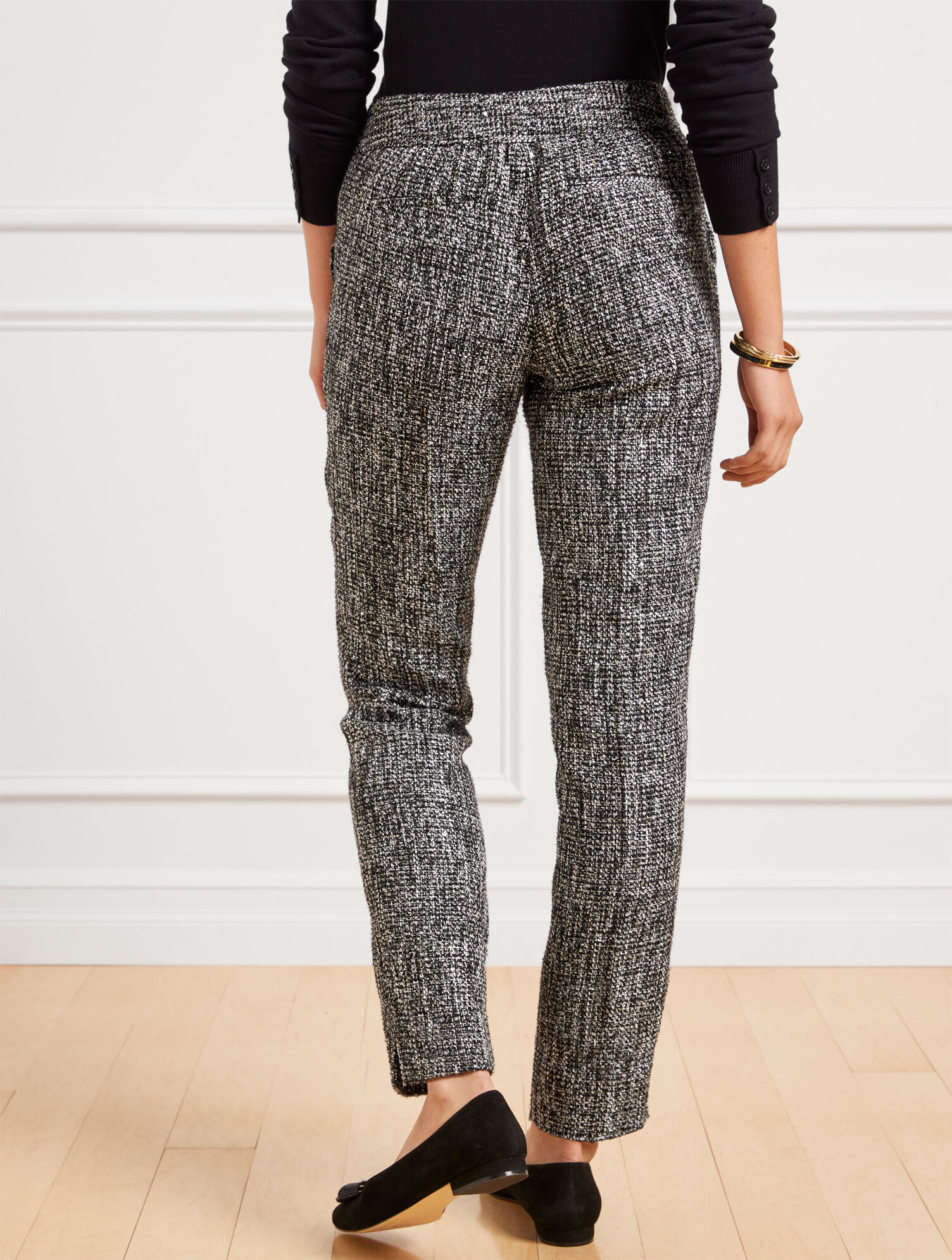 Talbots Hampshire Ankle Pants - Sequin Tweed | Talbots
