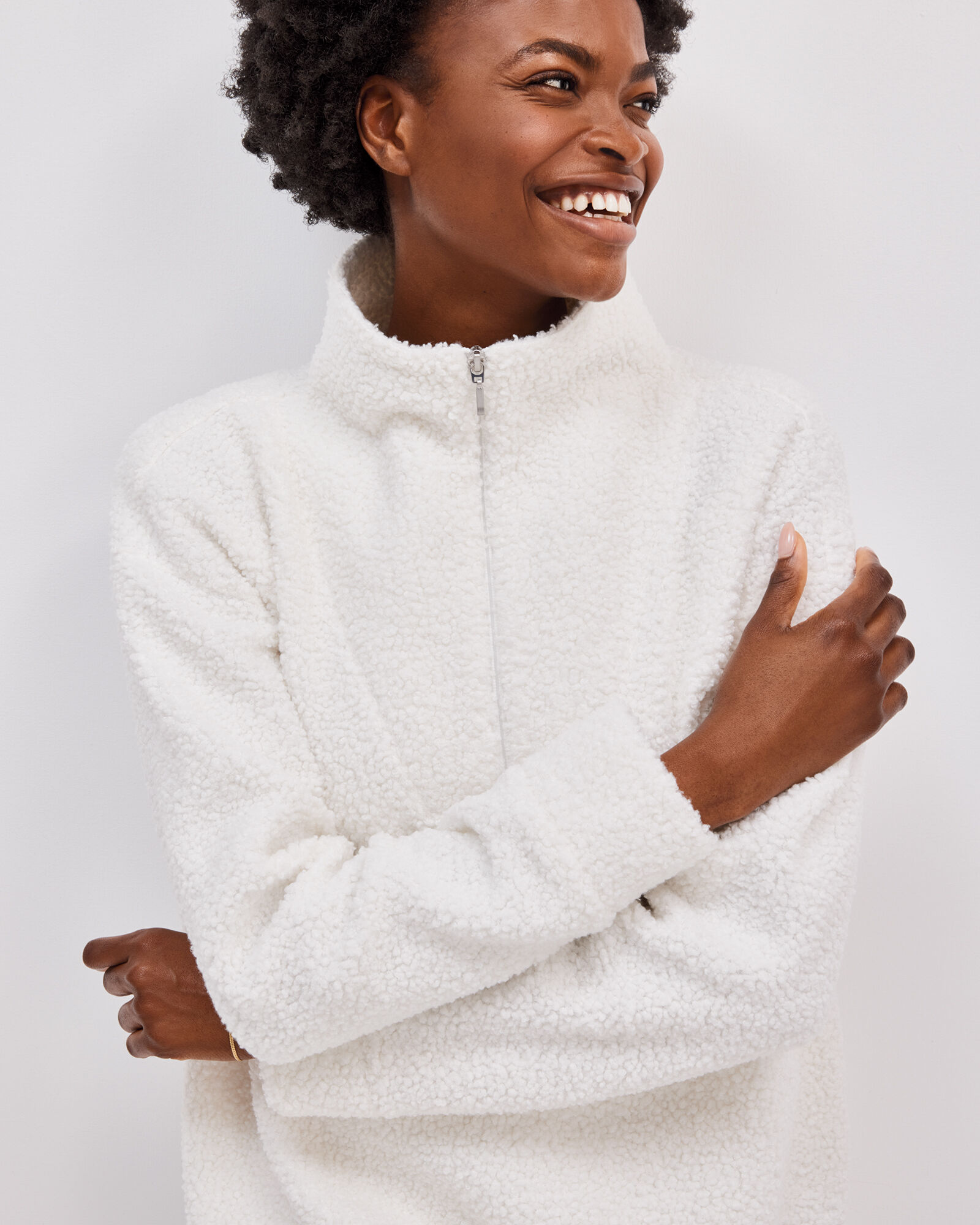 Sherpa Half-Zip Pullover