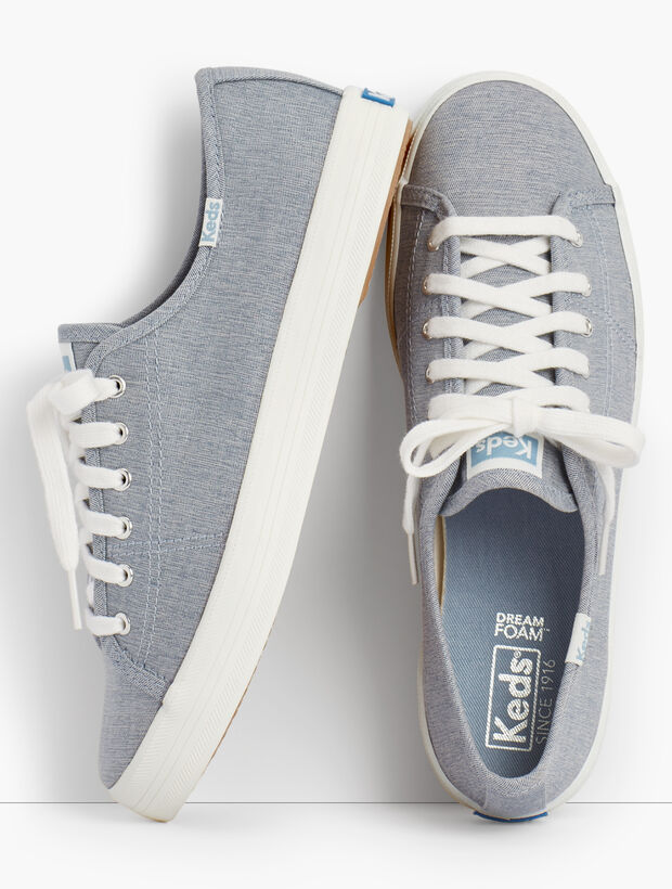 Keds(R) Kickstart Sneakers - Mini Chambray