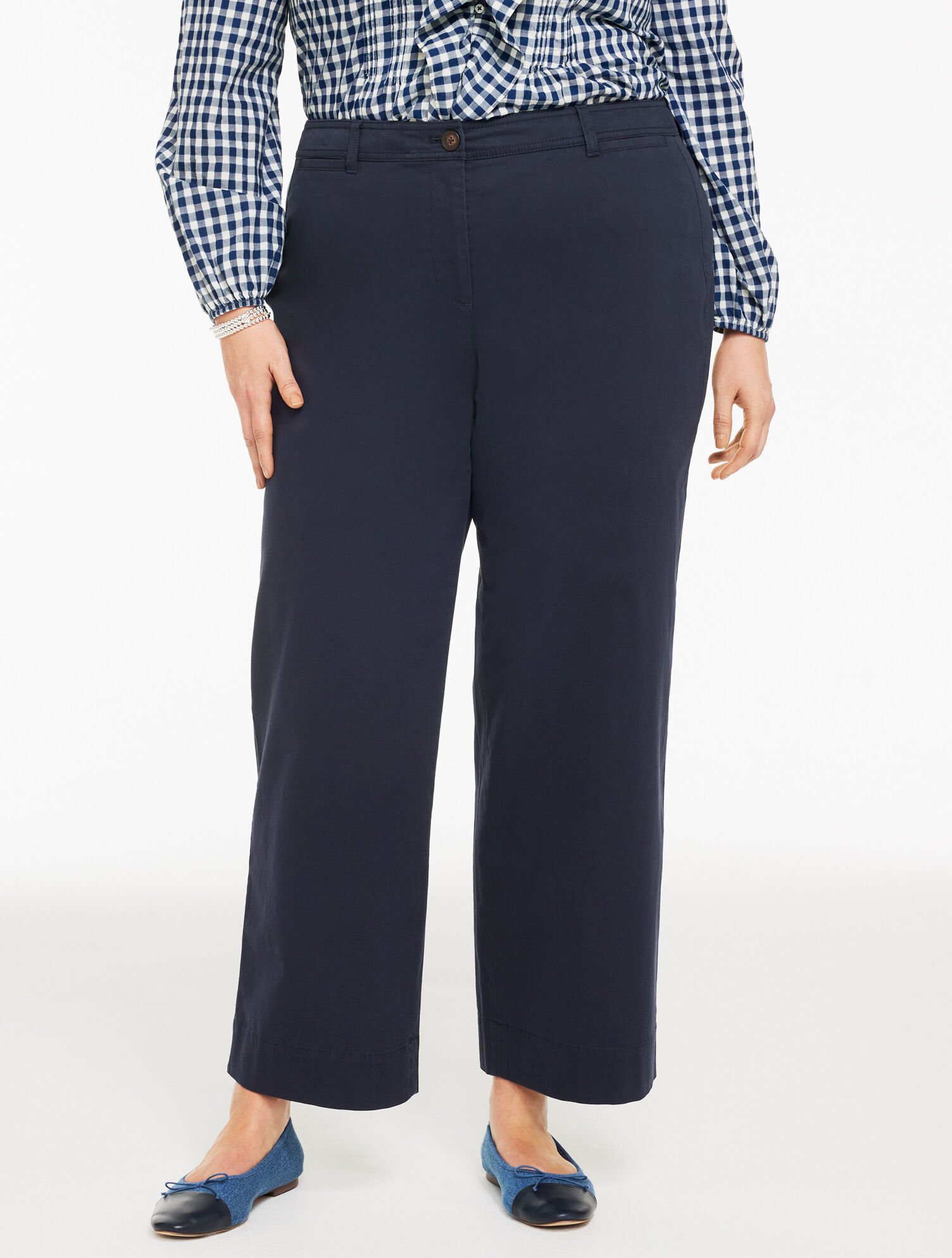 Wide Ankle Heritage Twill Pants