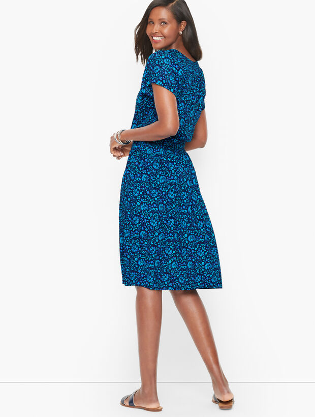 Smocked Dress - Folk Floral