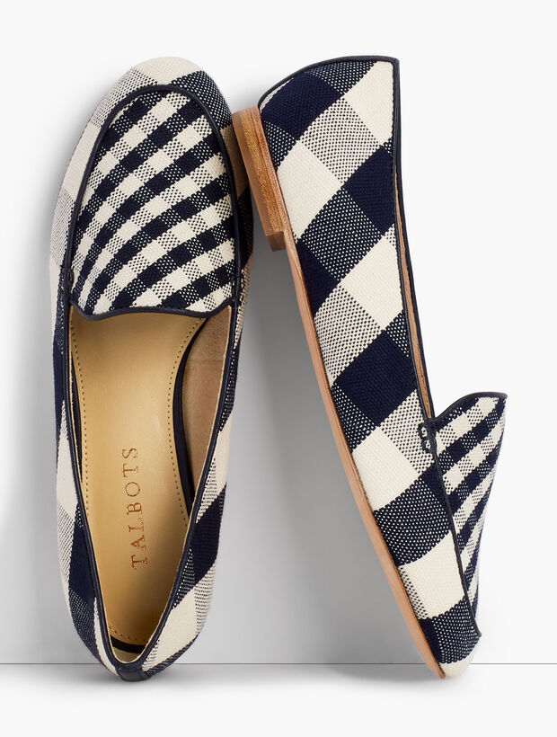 Ryan Loafers - Gingham Canvas