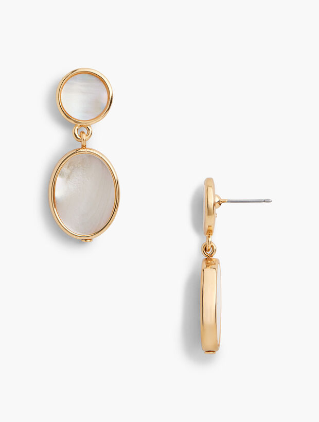 Mother-of-Pearl Drop Earrings