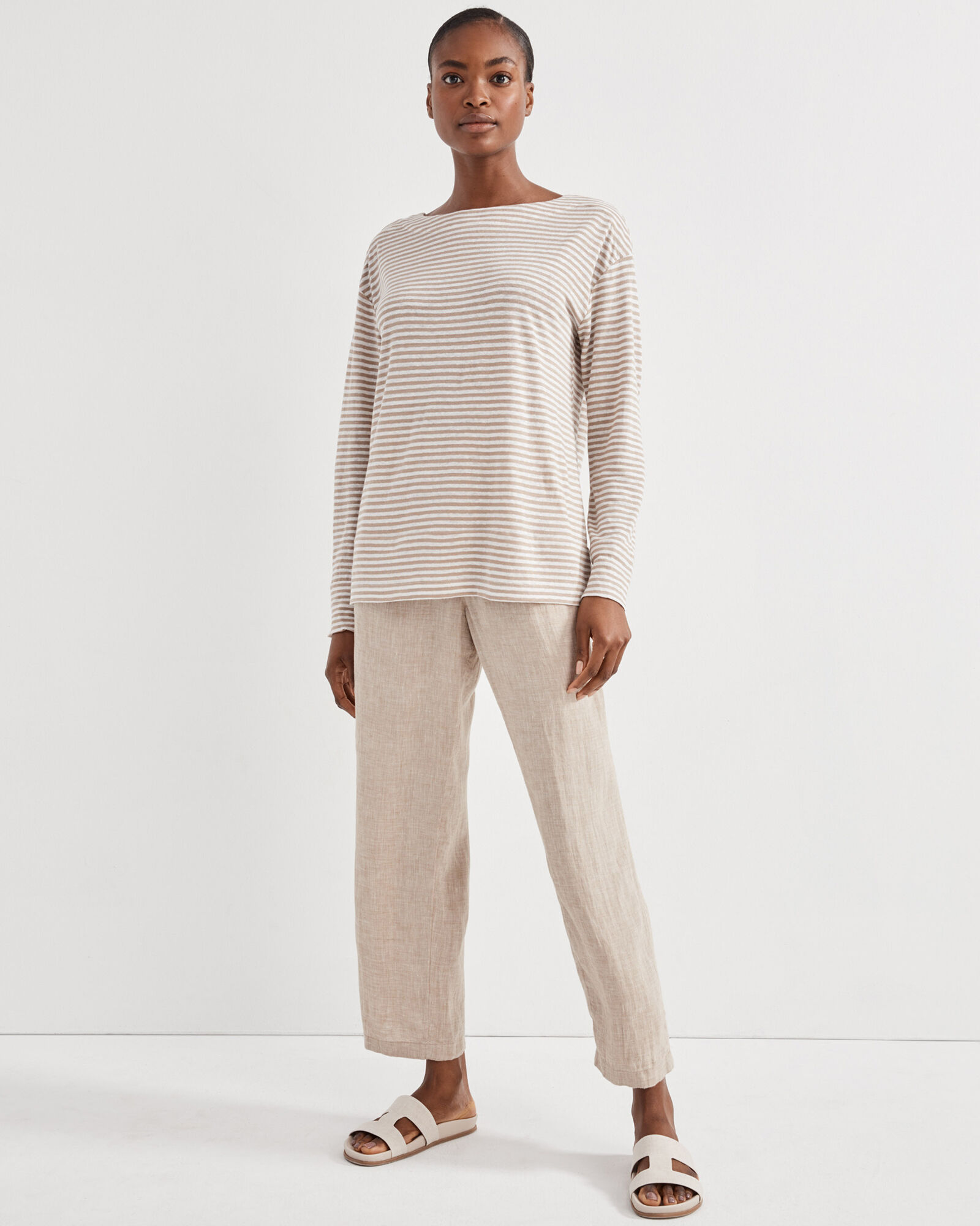 Linen Jersey Thin Tee main image 1