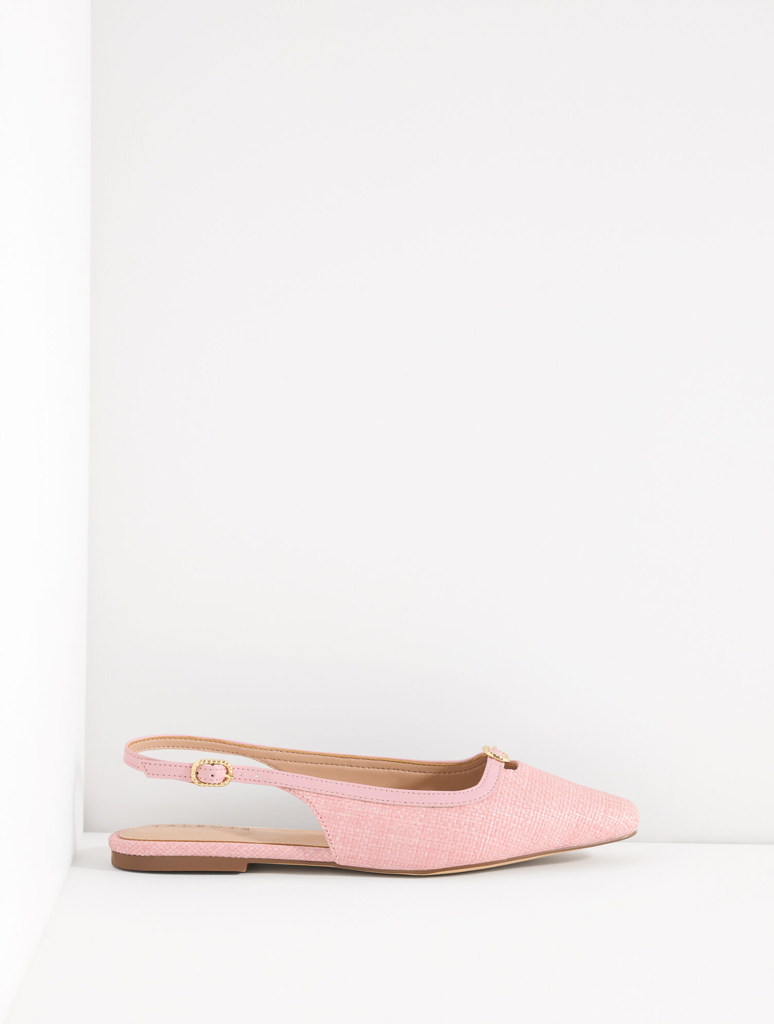 Whitley Raffia Slingback Flats