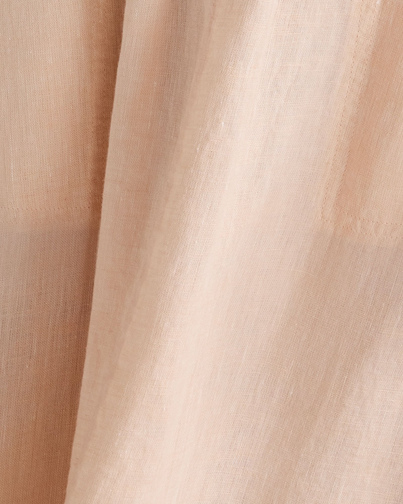 Linen Drawstring Midi Skirt