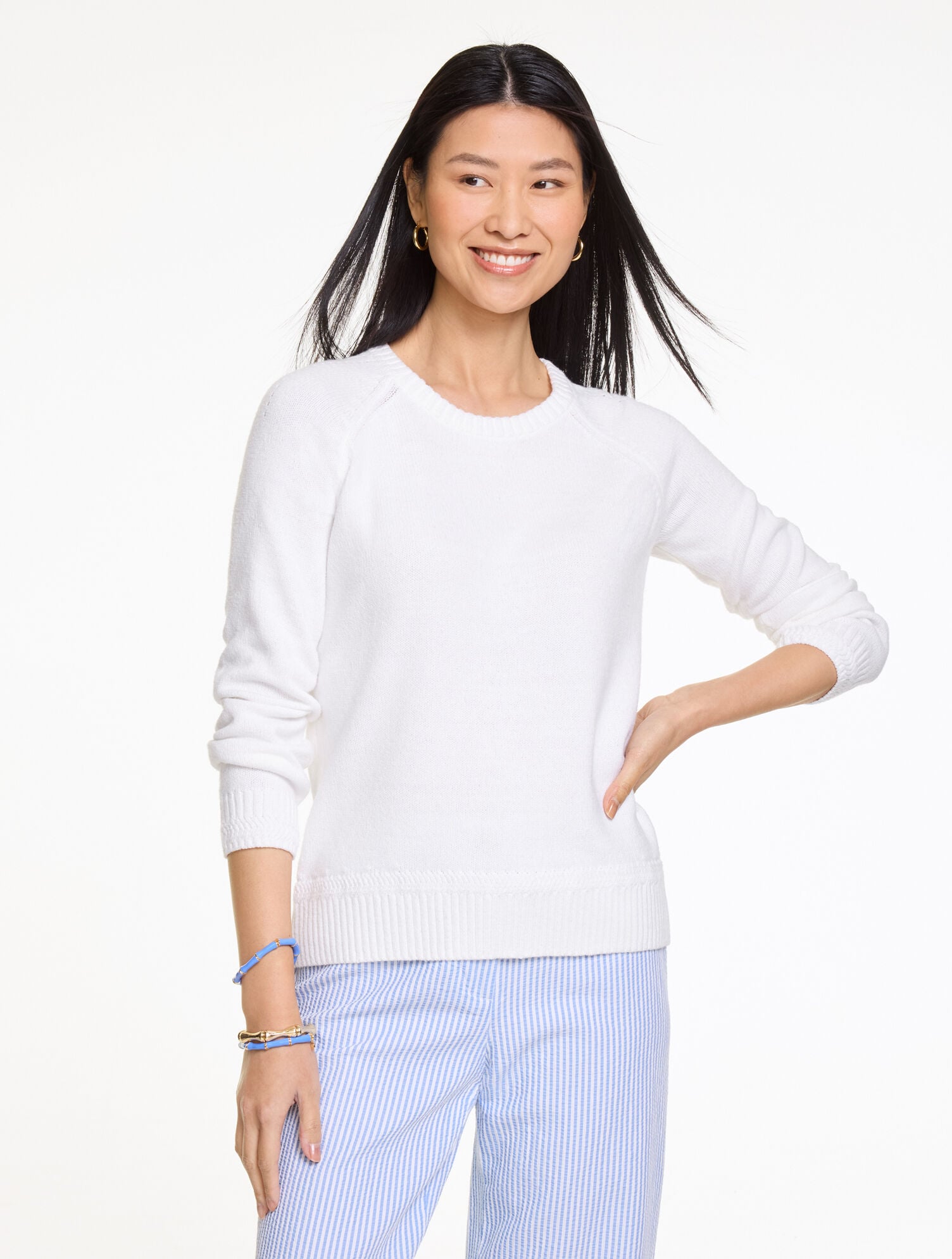 Crewneck Raglan Sweater
