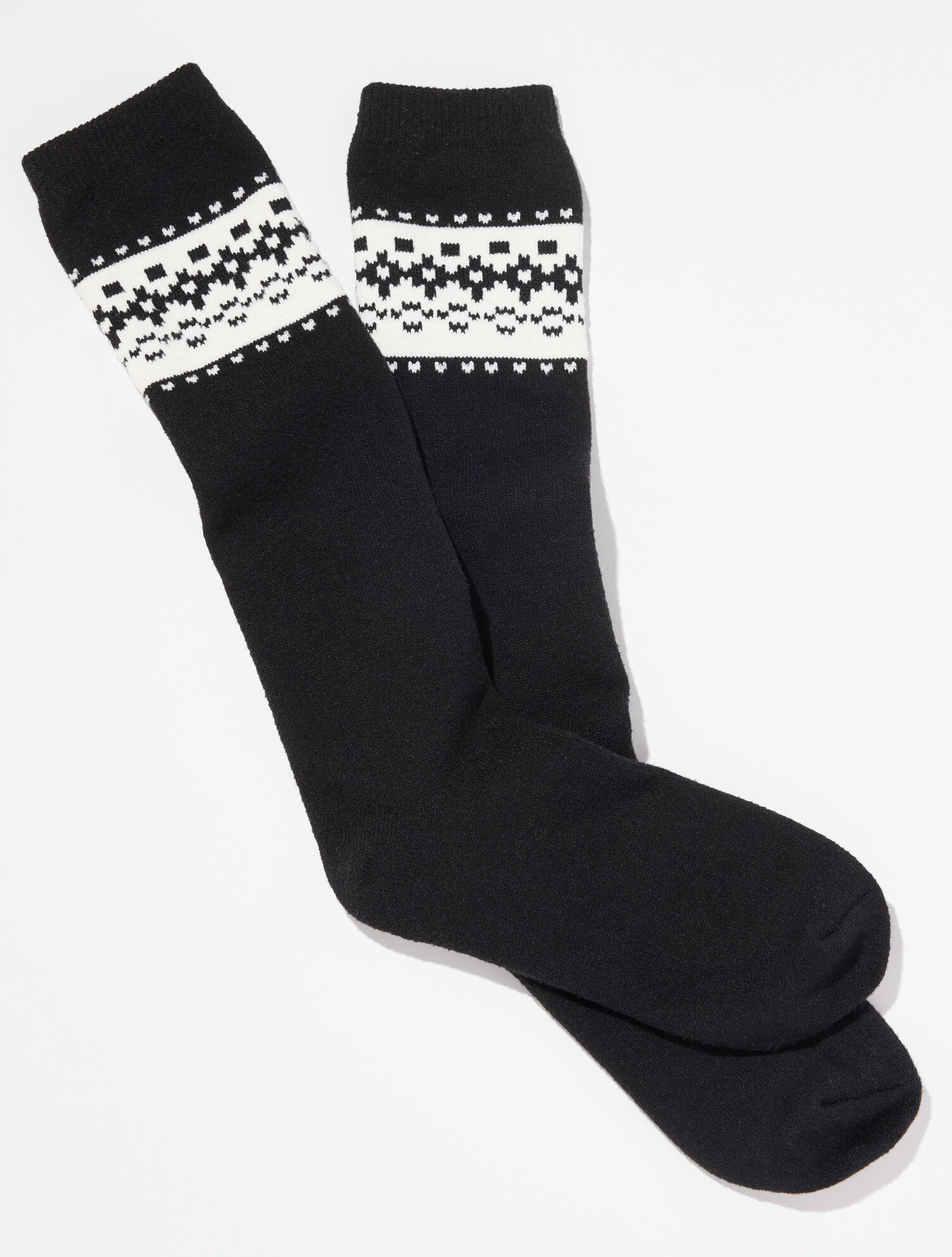 Chic Fair Isle Boot Socks
