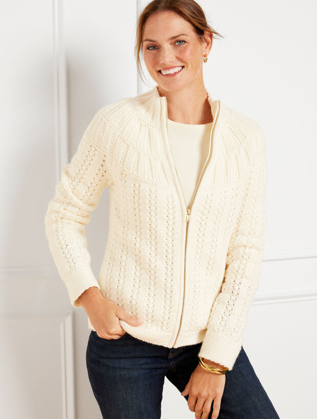 Mixed Stitch Cardigan