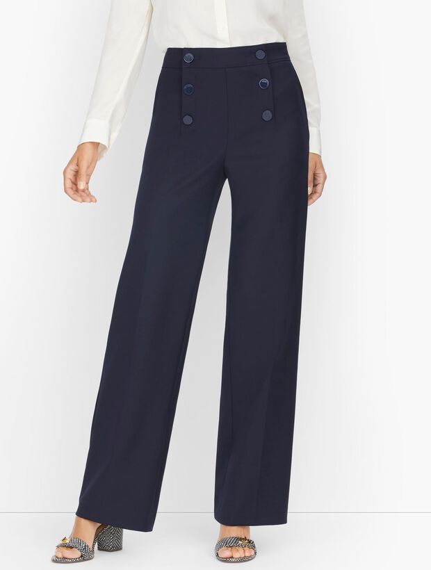 Wide Leg Sailor Pants