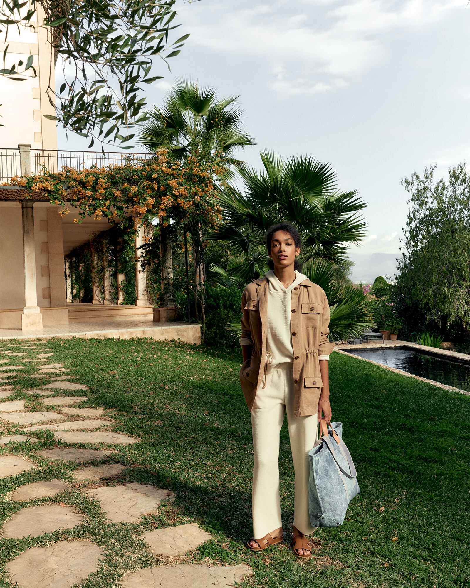 Linen Blend Dobby Jacket | Haven Well Within