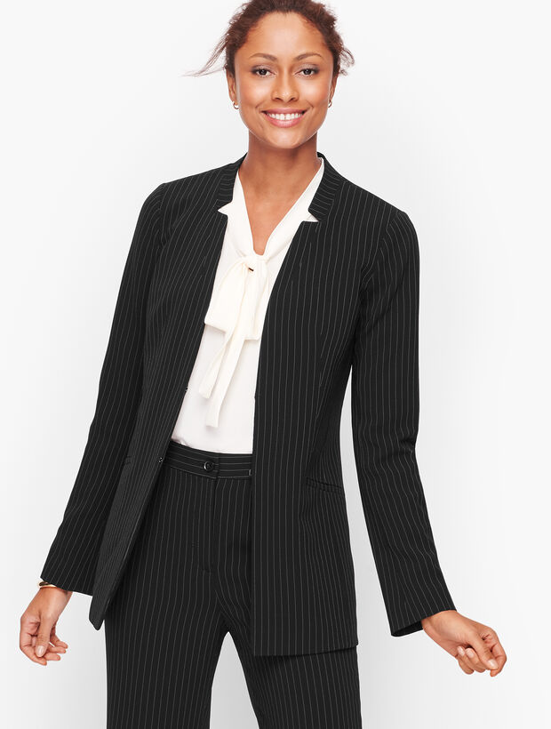 Easy Travel Pinstripe Jacket