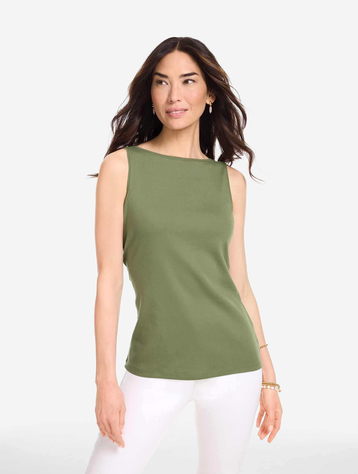 Bateau Neck Tank - Solids