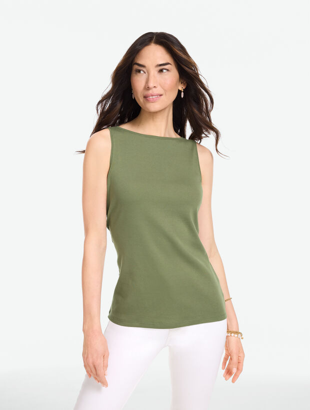 Bateau Neck Tank - Solids