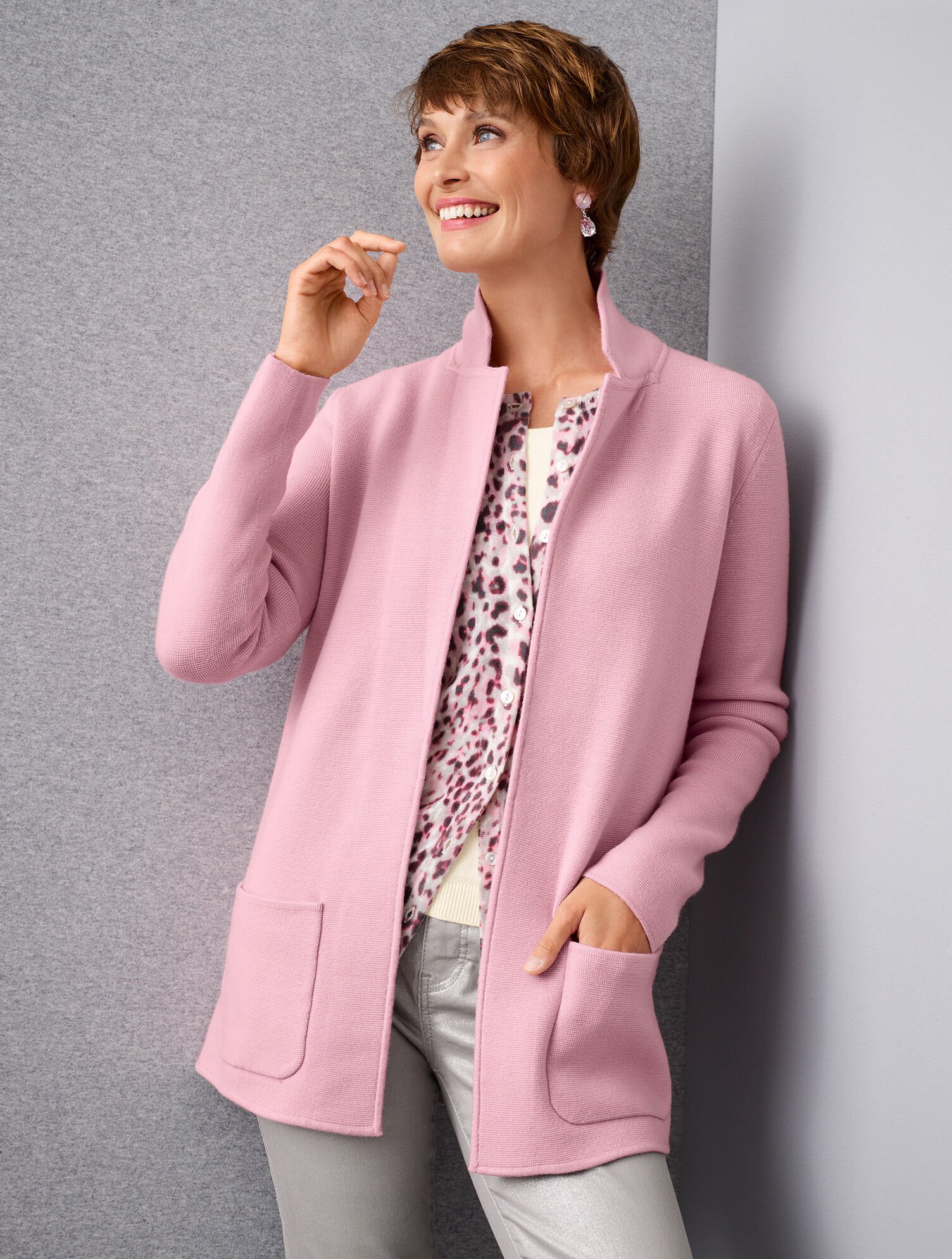 Open Sweater Blazer