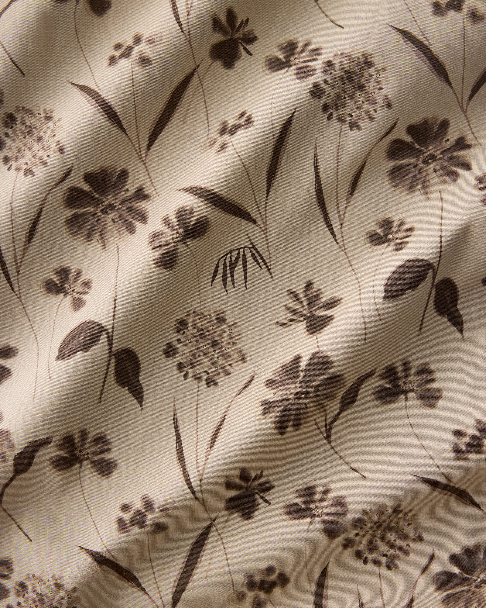 Organic Cotton Poplin Scattered Floral Pajama Pants