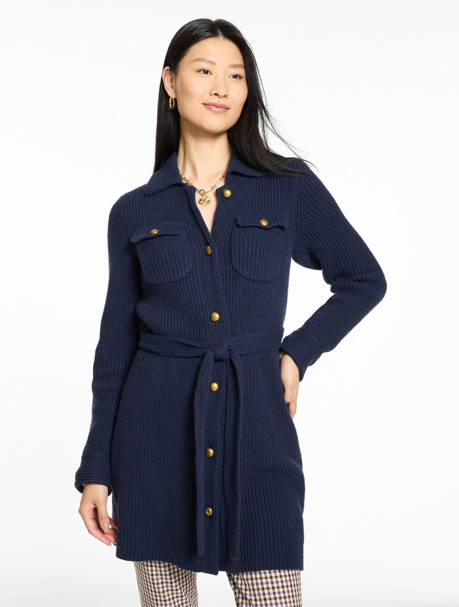 Ribbed Shirt Jacket