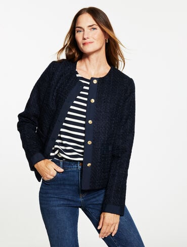 Vibrant Tweed Jacket