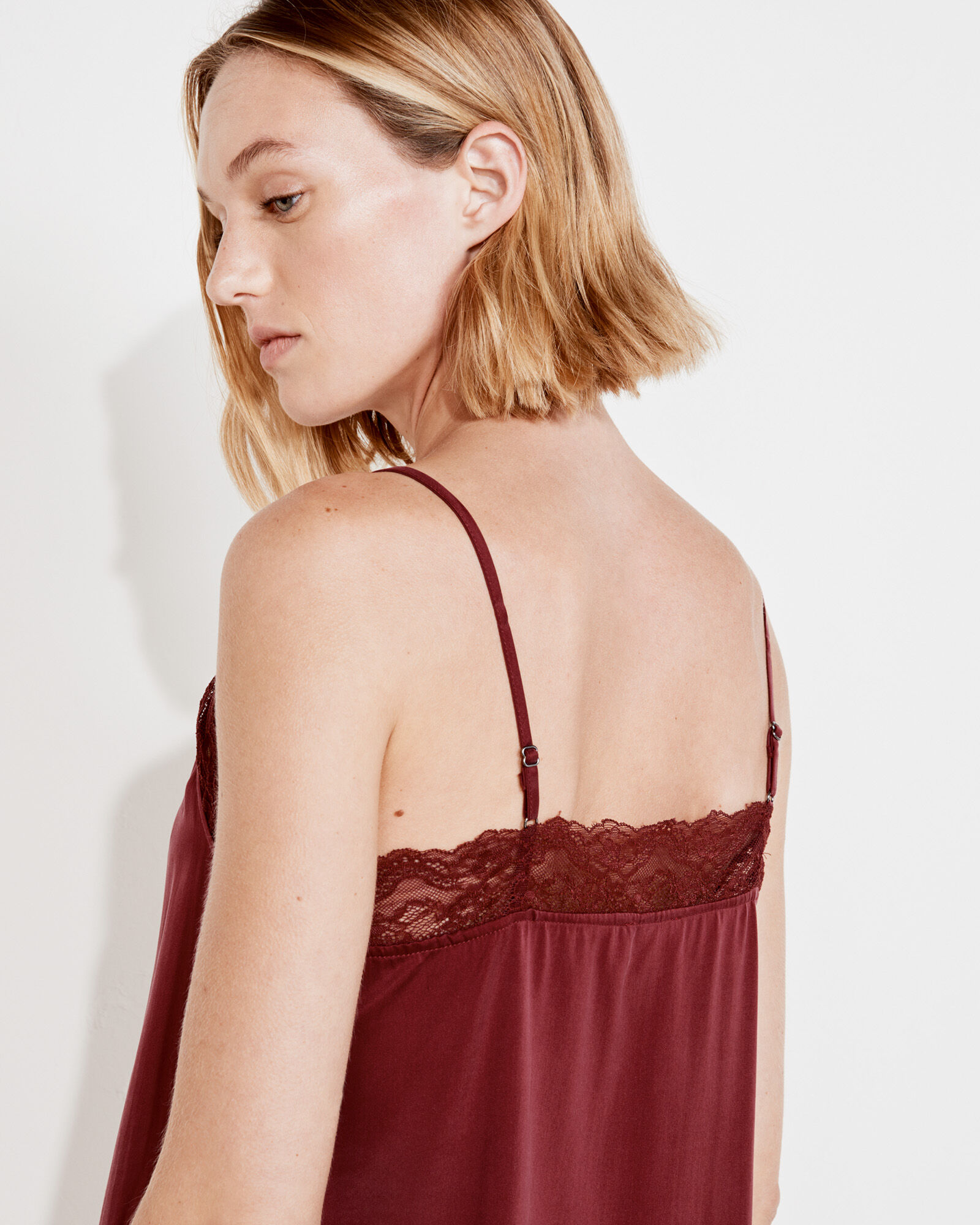 Washable Silk Lace Cami