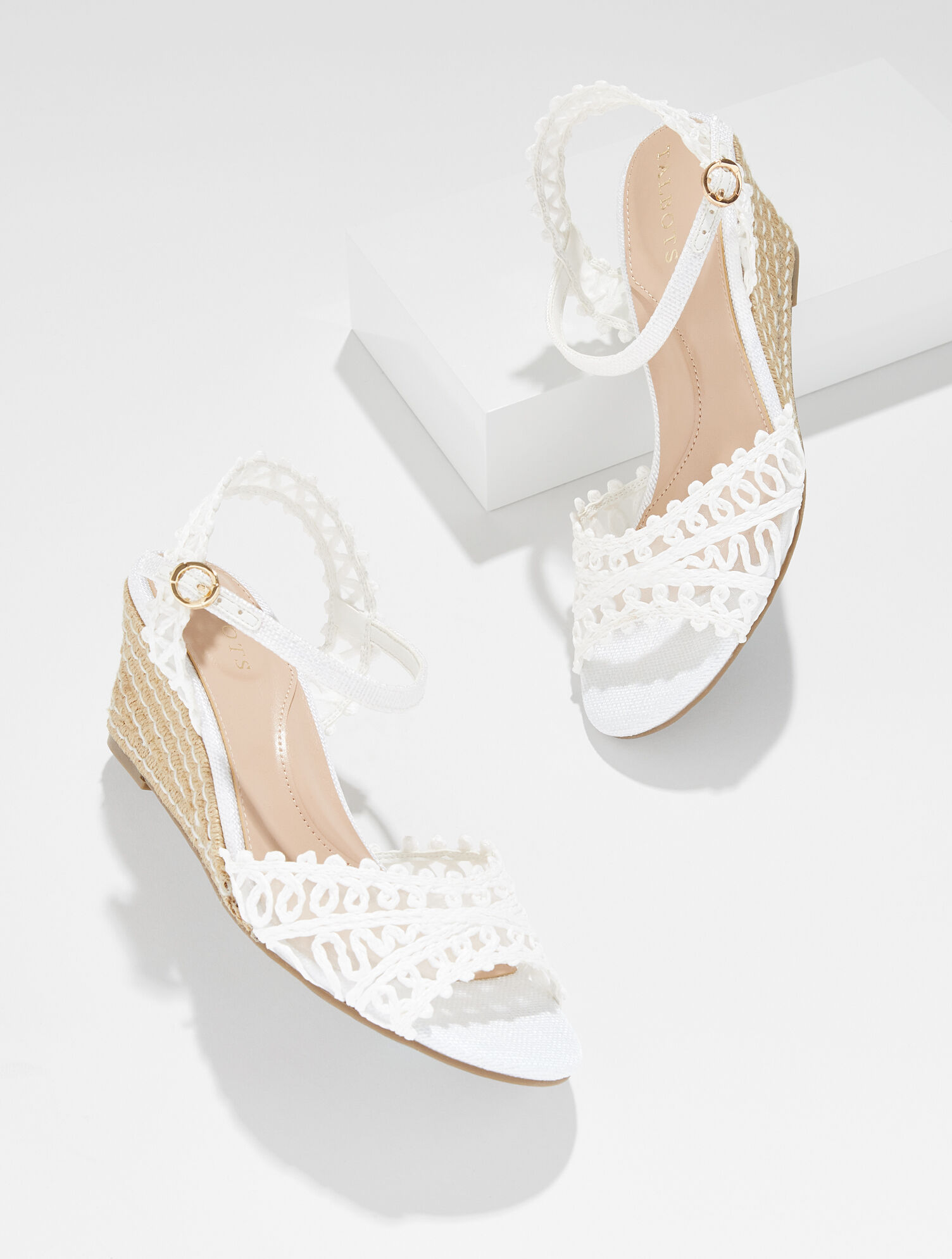 Royce Raffia Wedge Sandals