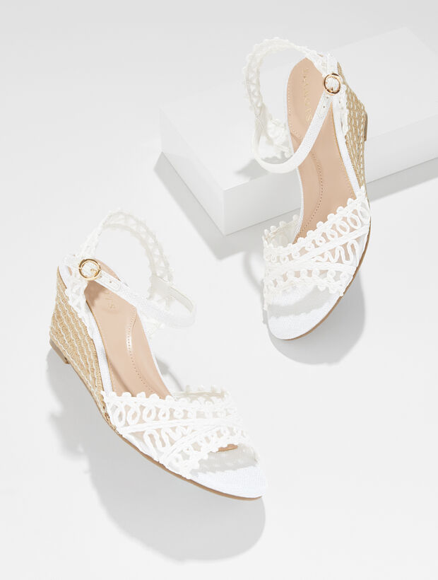 Royce Raffia Wedge Sandals