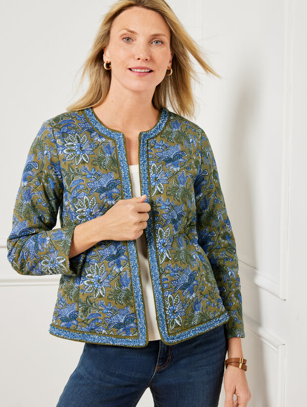 Quilted Jacket - Floral