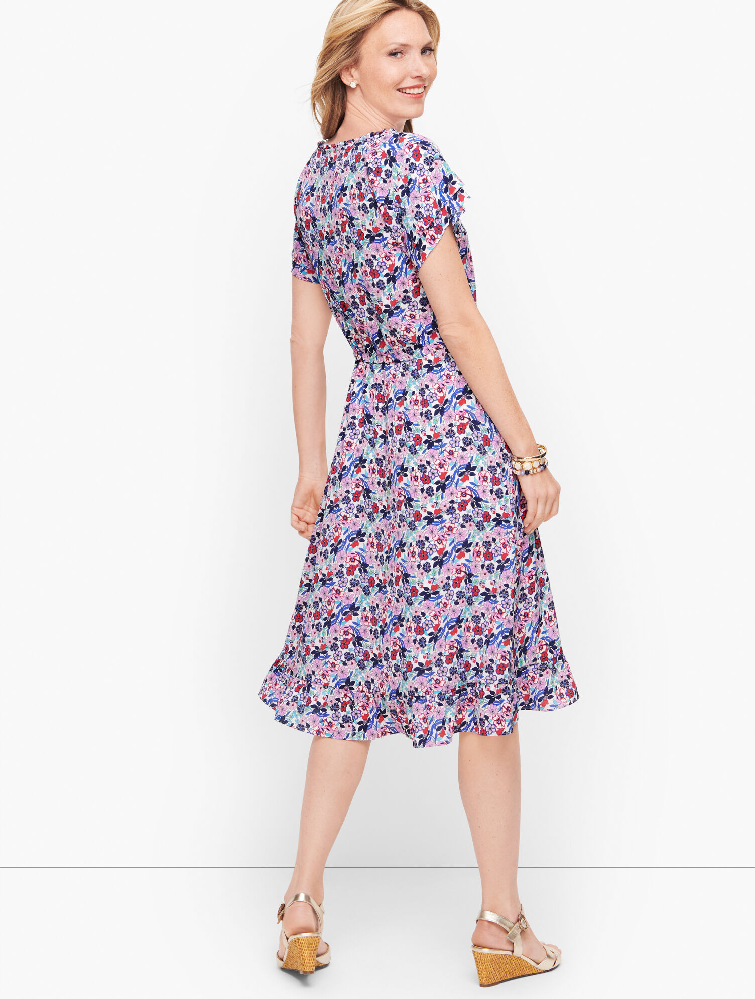 Paradise Floral Popover Dress