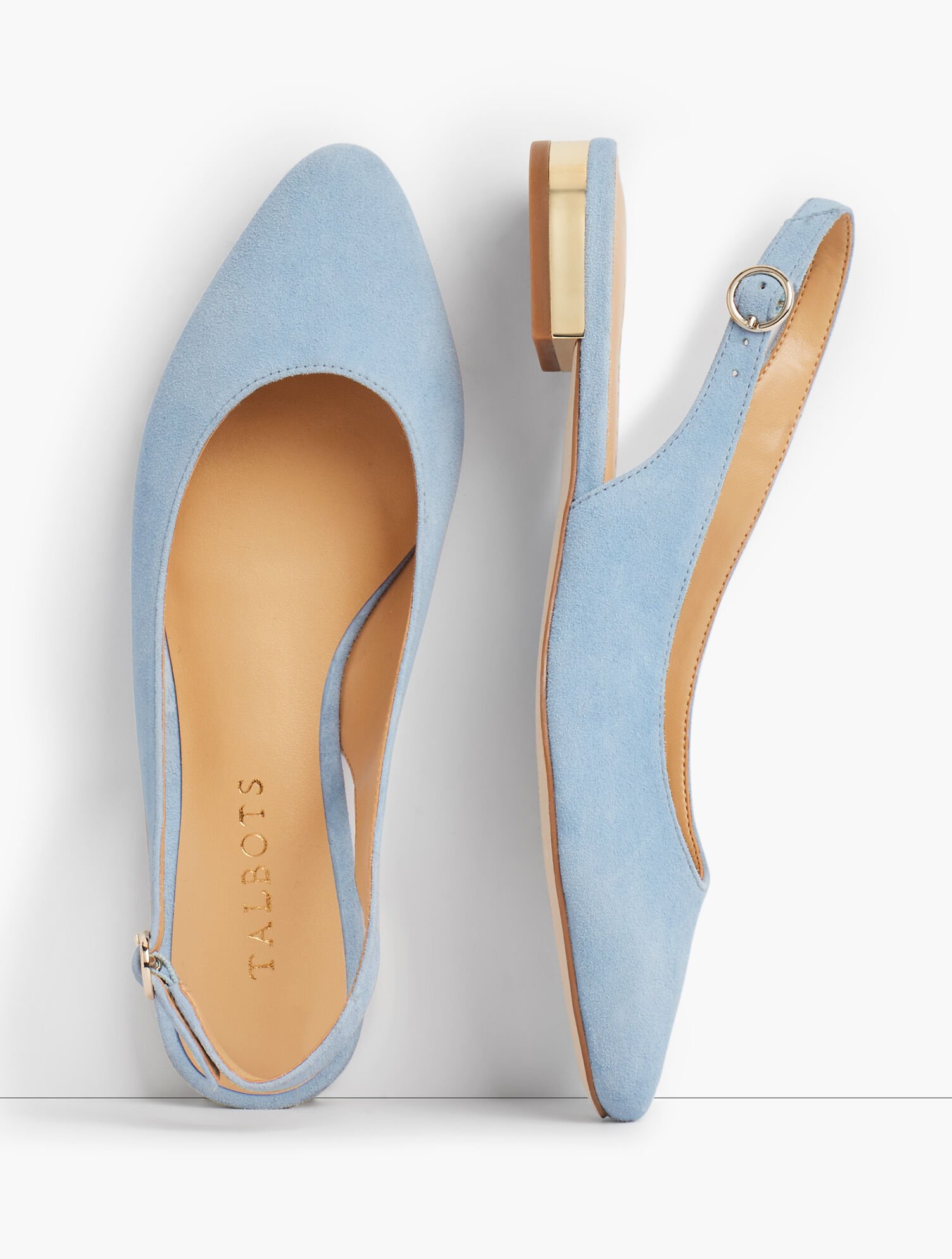 Edison Slingback Flats - Suede | Talbots