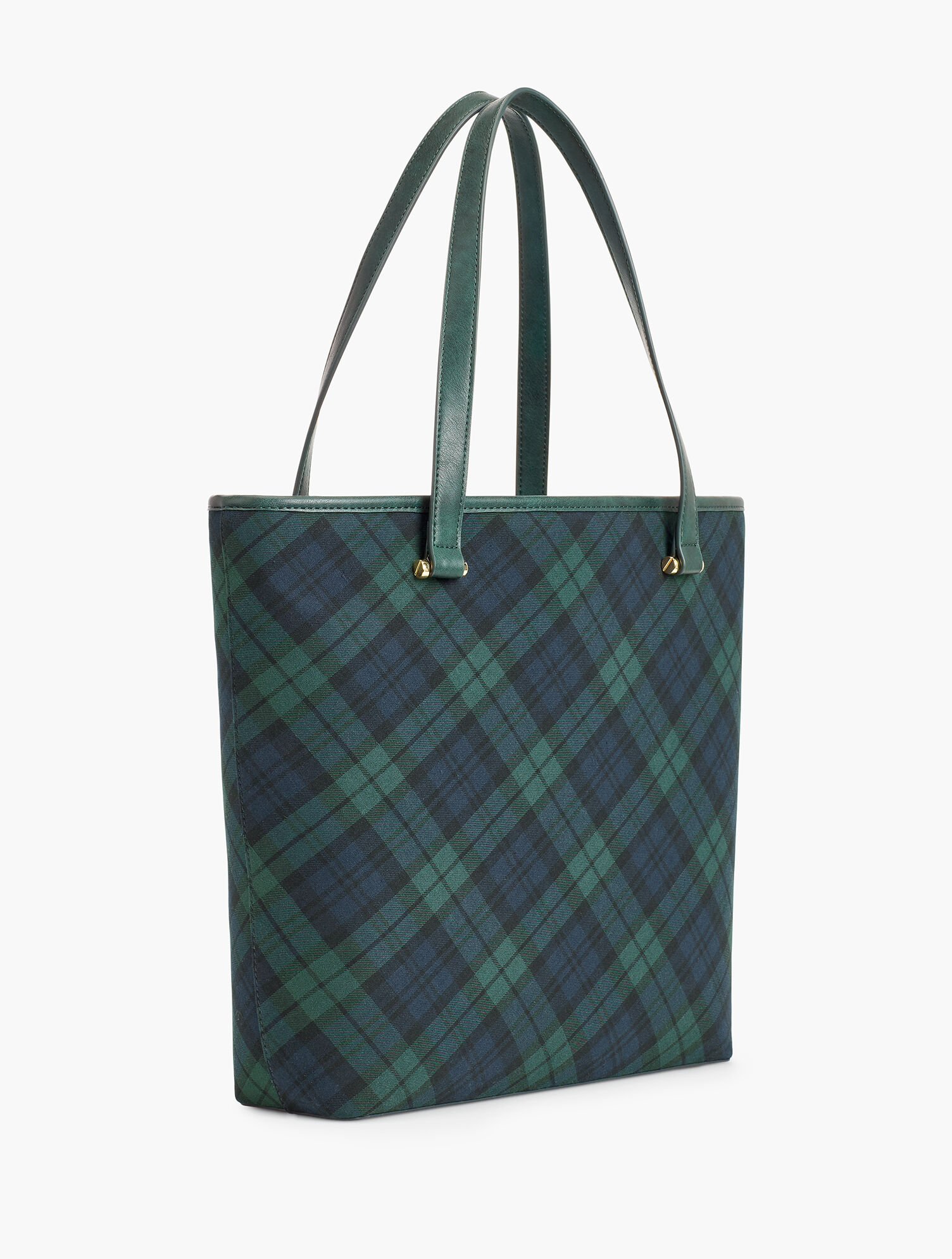 Black Watch Plaid Tote Bag Talbots