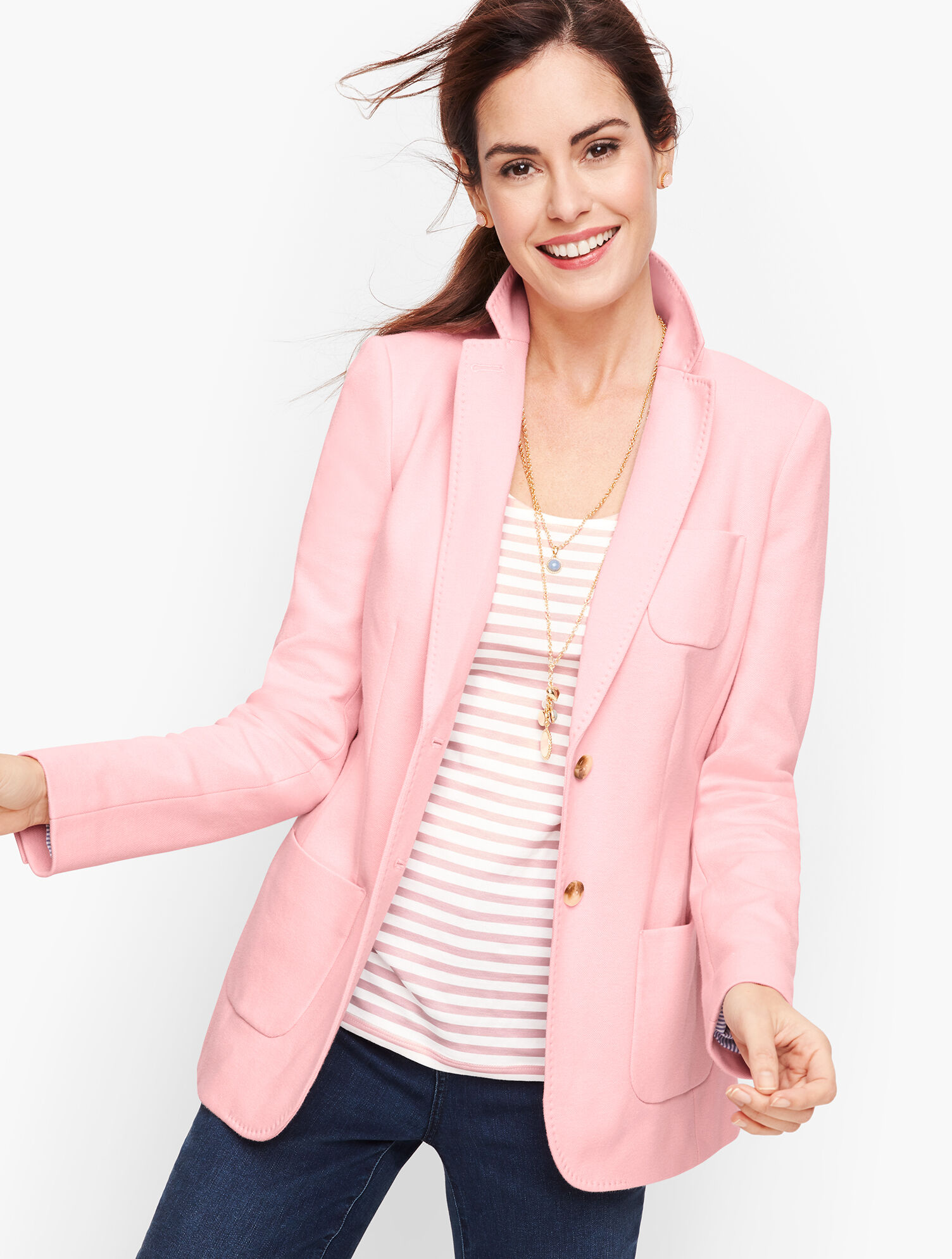 Aberdeen Piqu&eacute; Knit Blazer