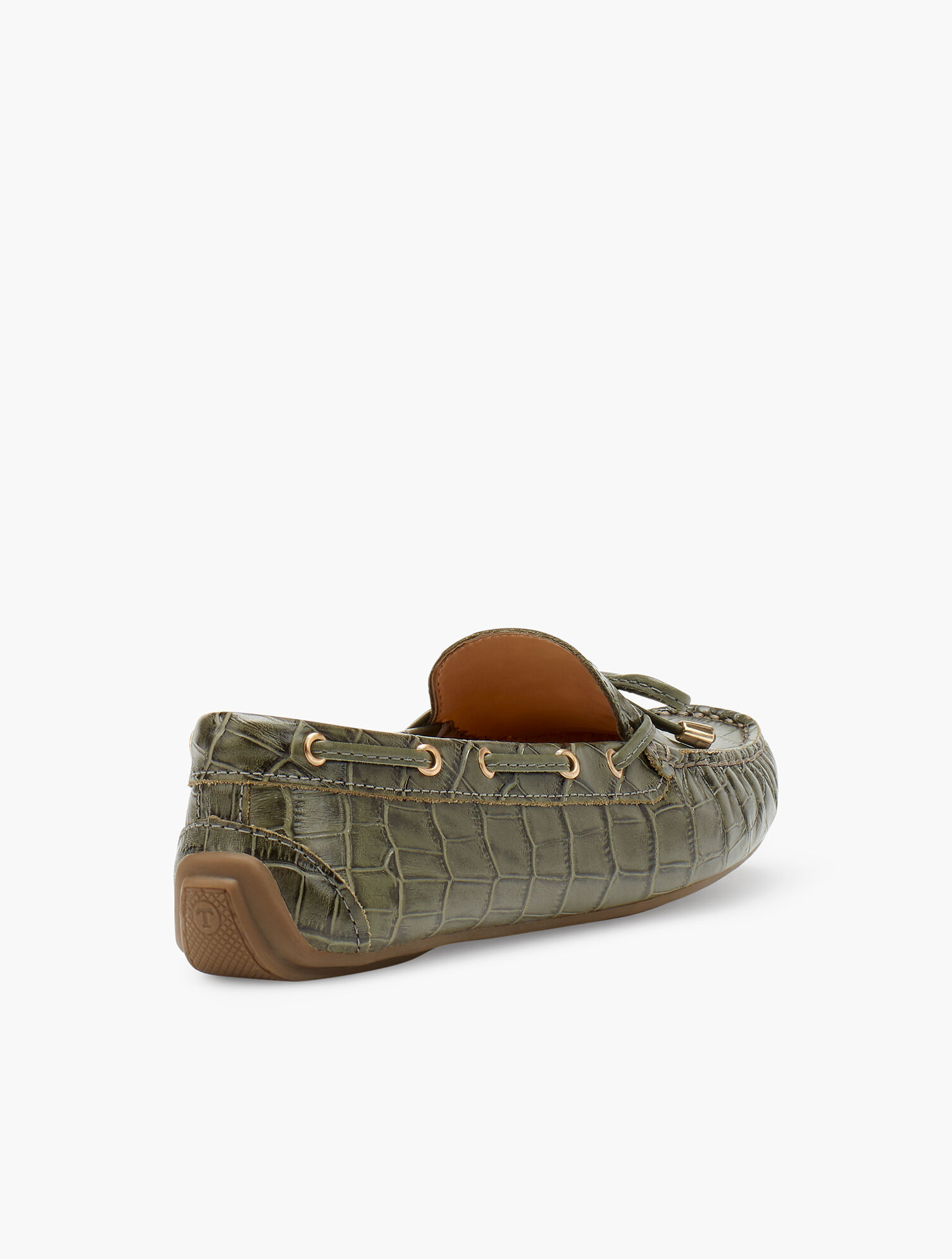 Taylor Laced Driving Moccasins - Embossed