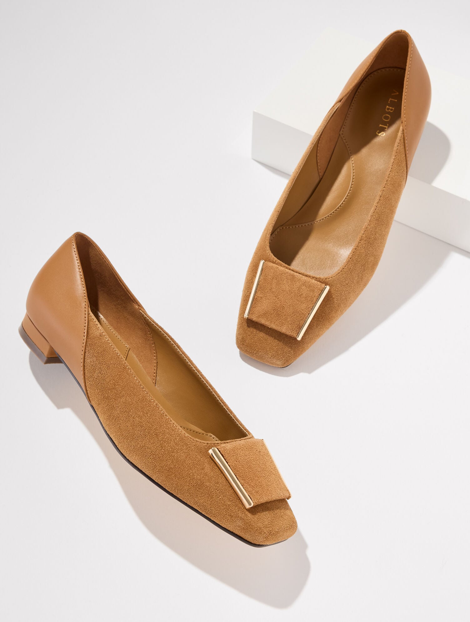 Sutton Suede Ornament Flats