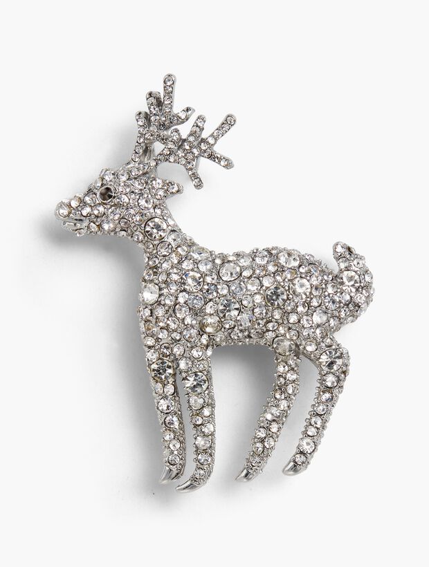 Holiday Brooch Collection - Crystal Deer