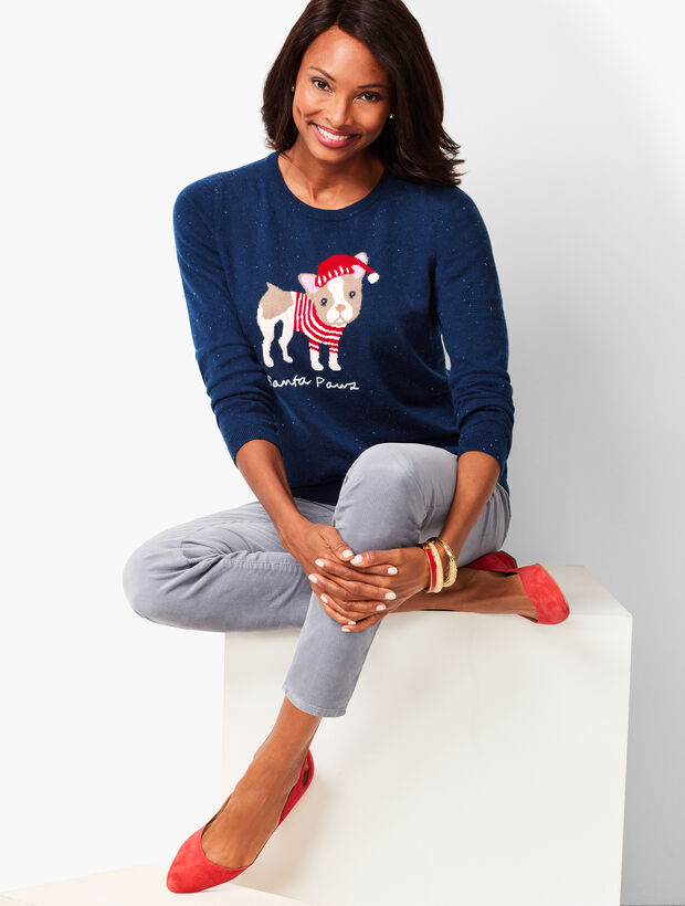 "Santa Paws" Puppy Sweater