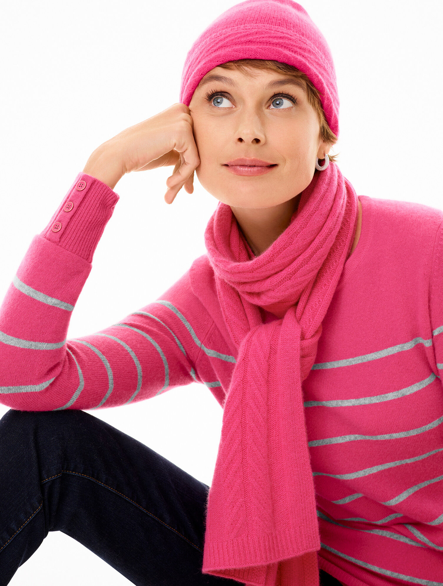 Cashmere Cable Hat