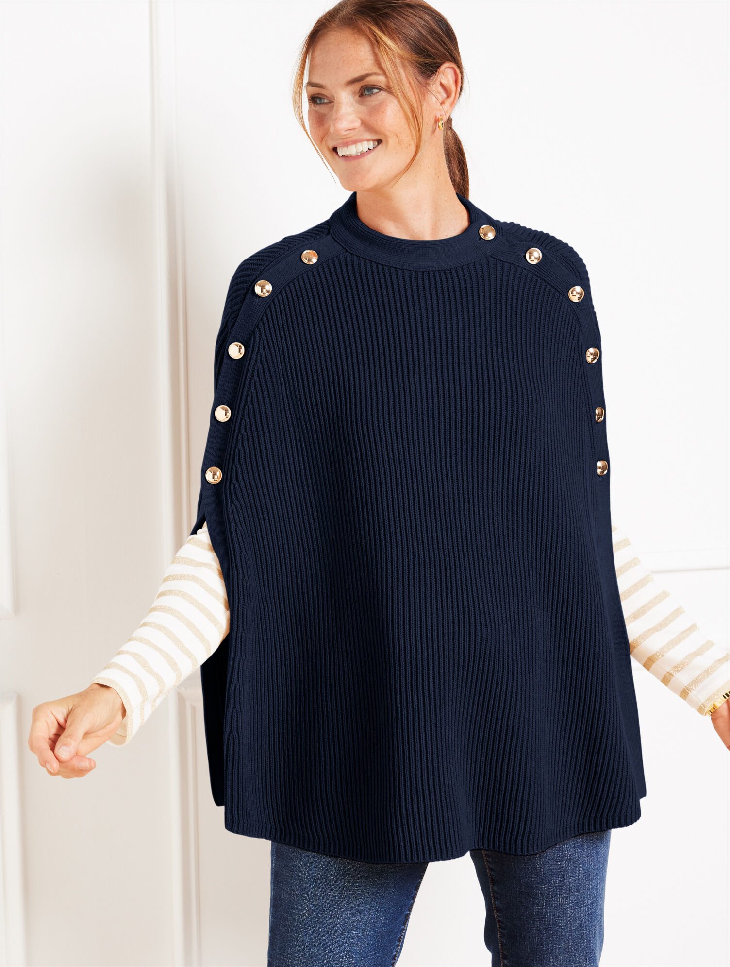 Button Poncho - image 1