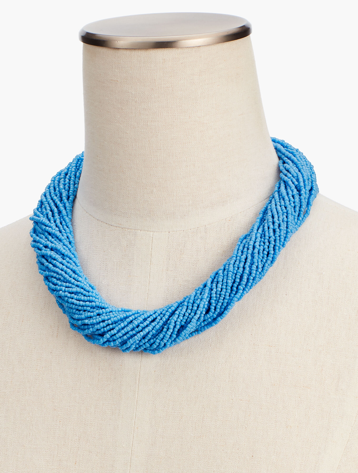 Multi-Strand Seed Bead Necklace