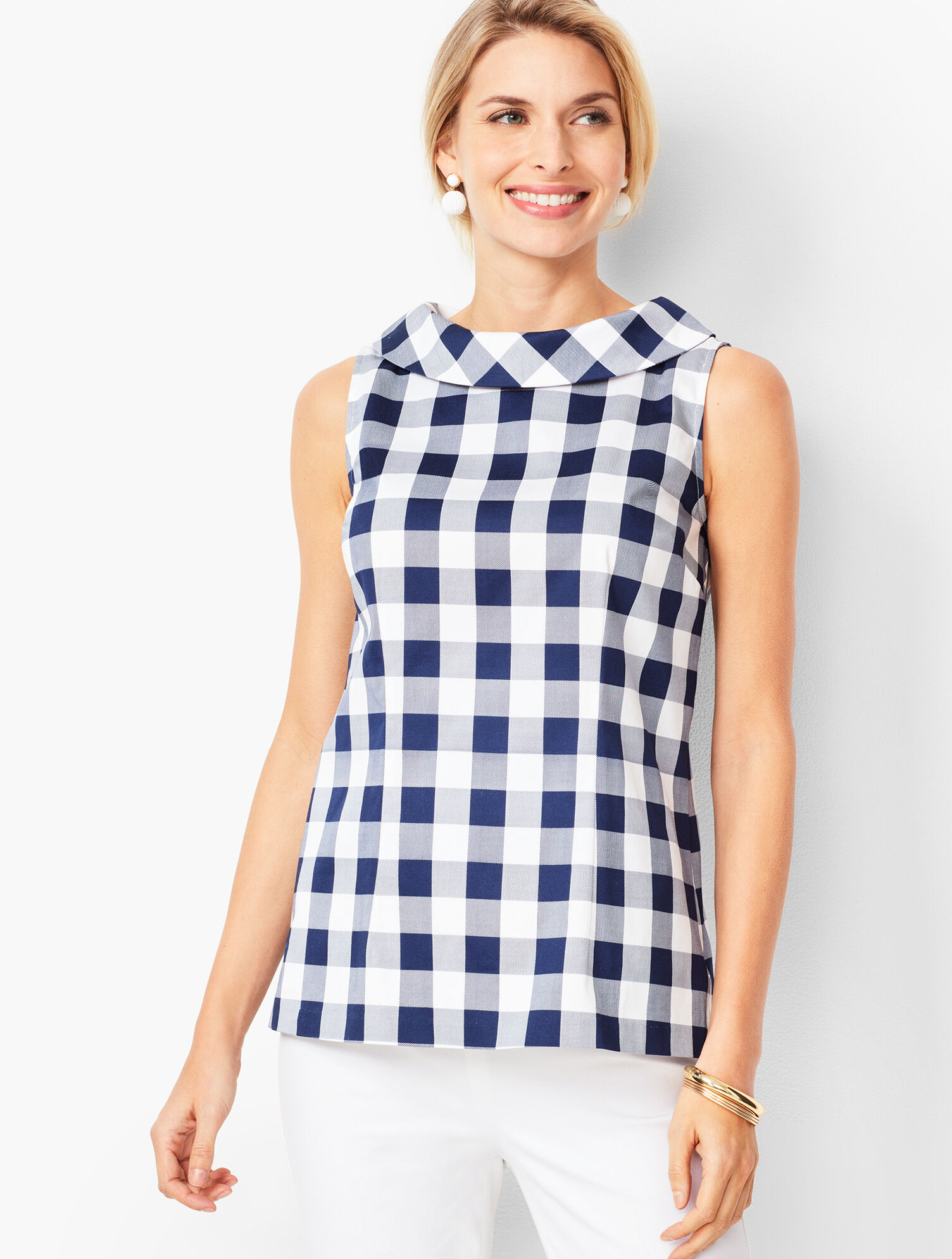 Audrey Shell Gingham Talbots