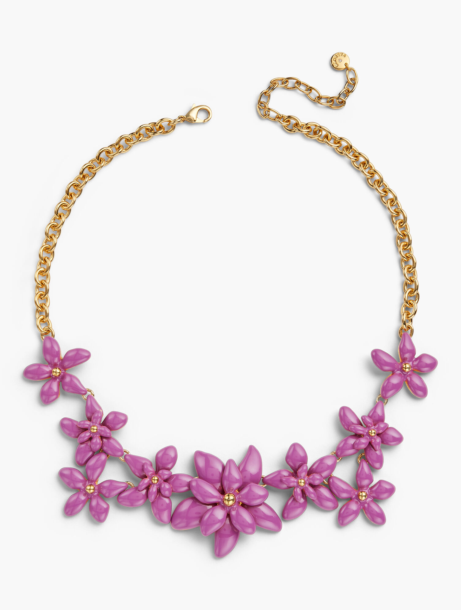 Enamel Flower Necklace