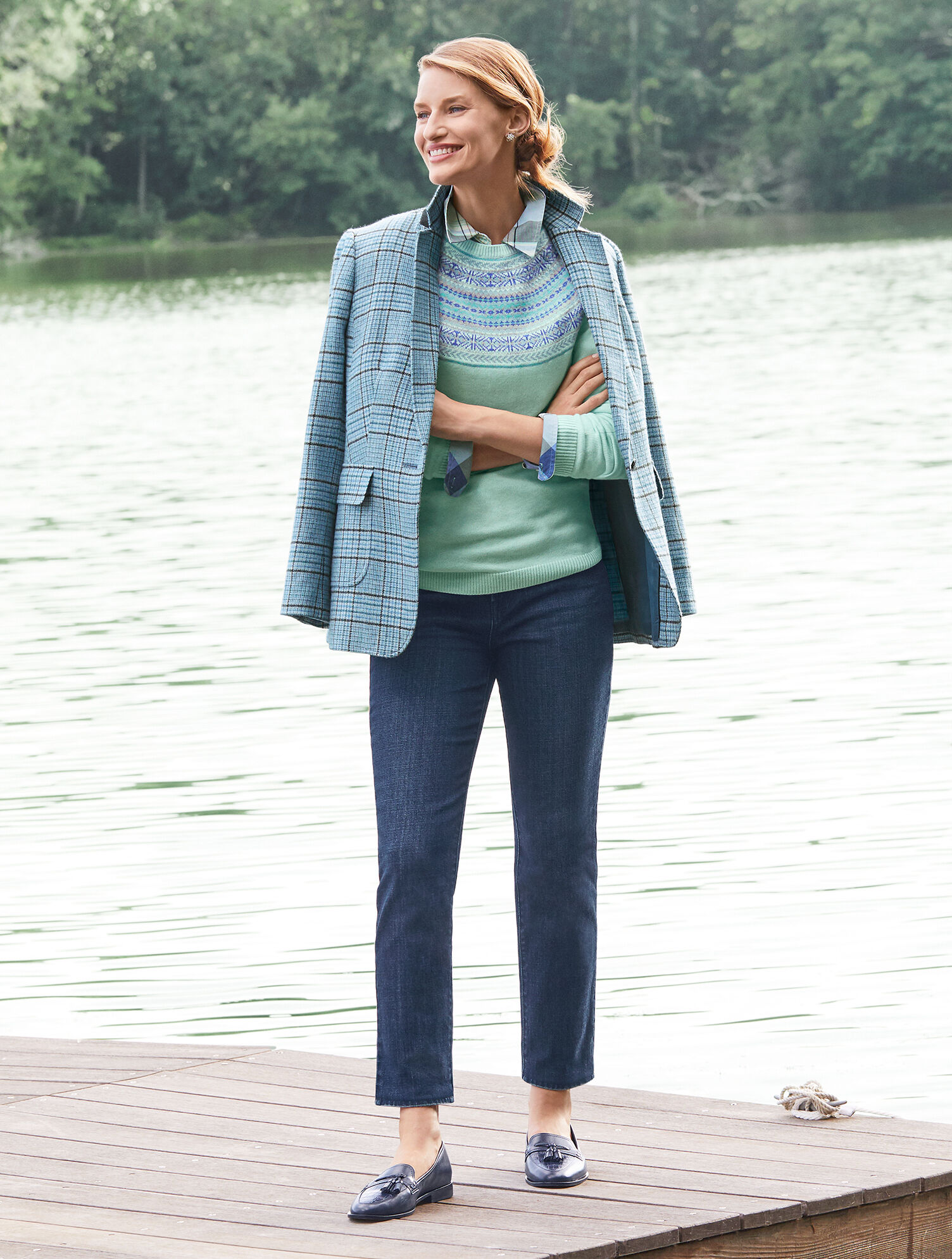 Modern Ankle Jeans - Ocean Wash