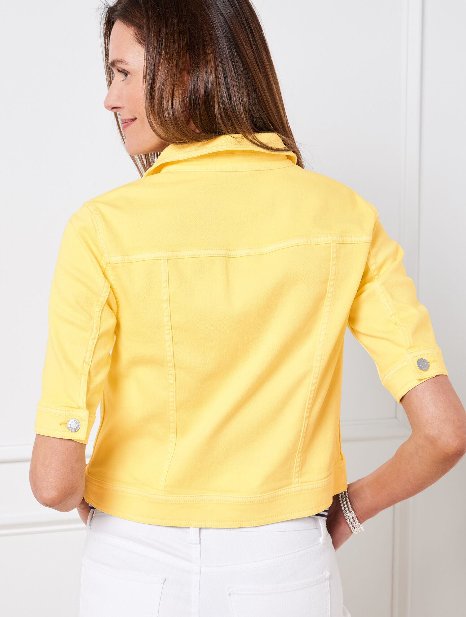 Short Sleeve Jean Jacket - Daisy
