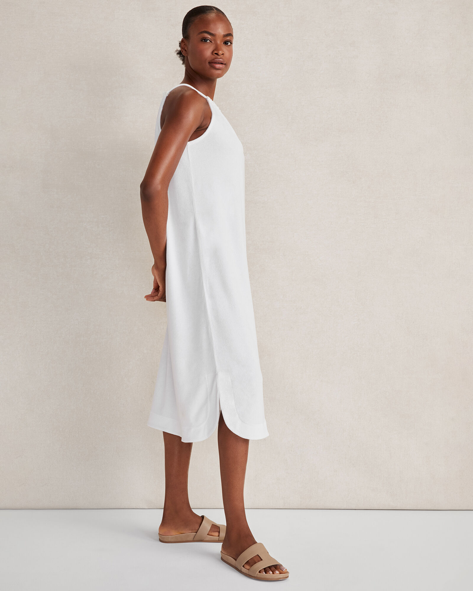 white square neck maxi dress Nookie Desiree Square Neck Maxi Dress - White