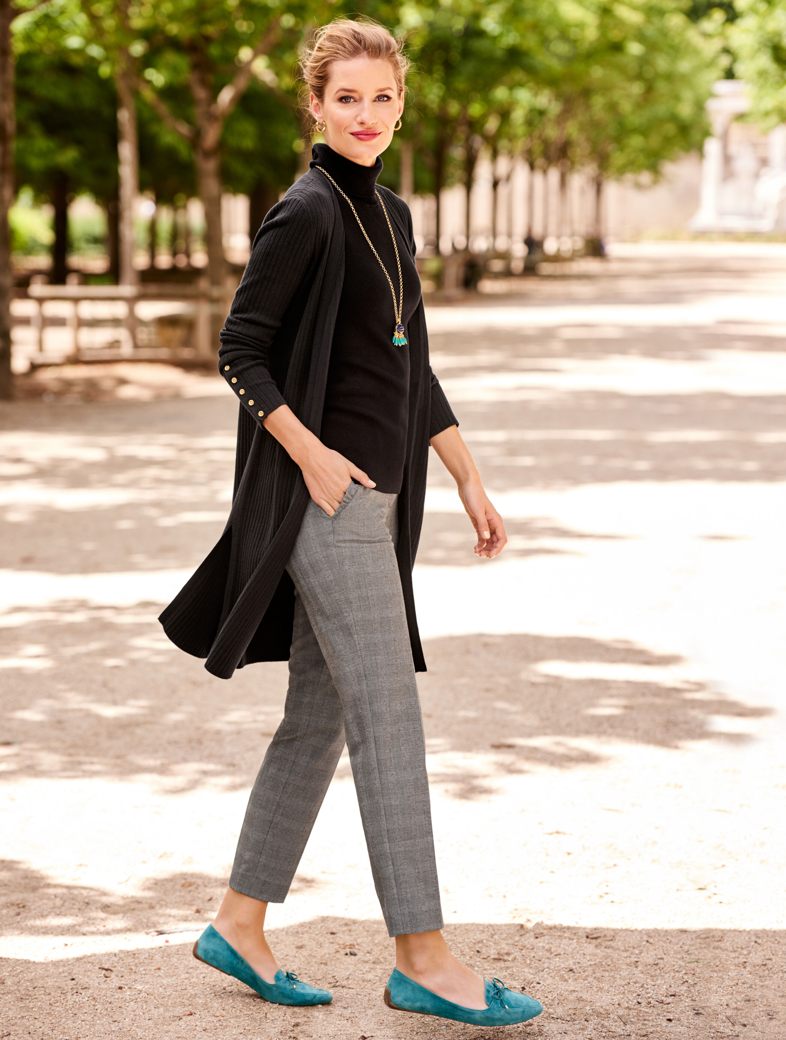 Francesca Bow-Front Driving Flats