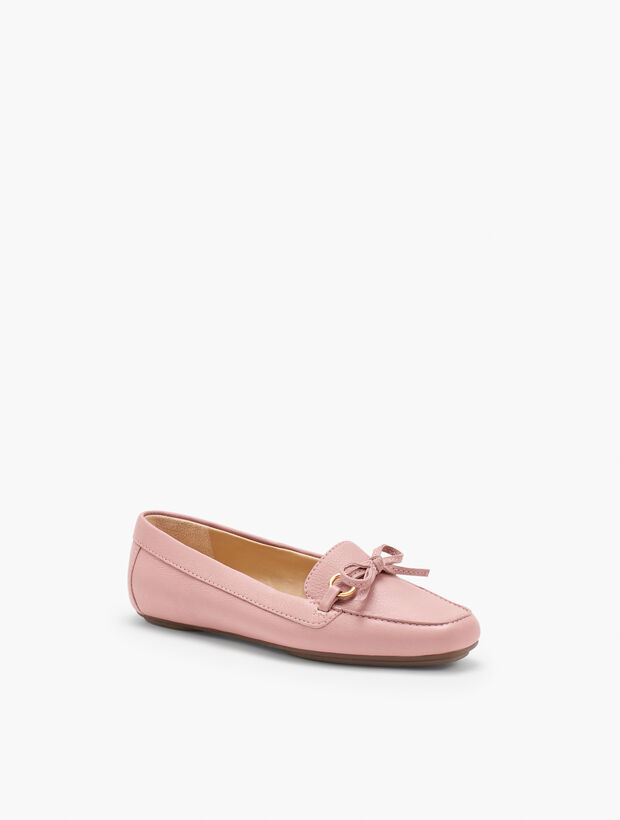 Becca Driving Moccasins - Pebbled Leather | Talbots