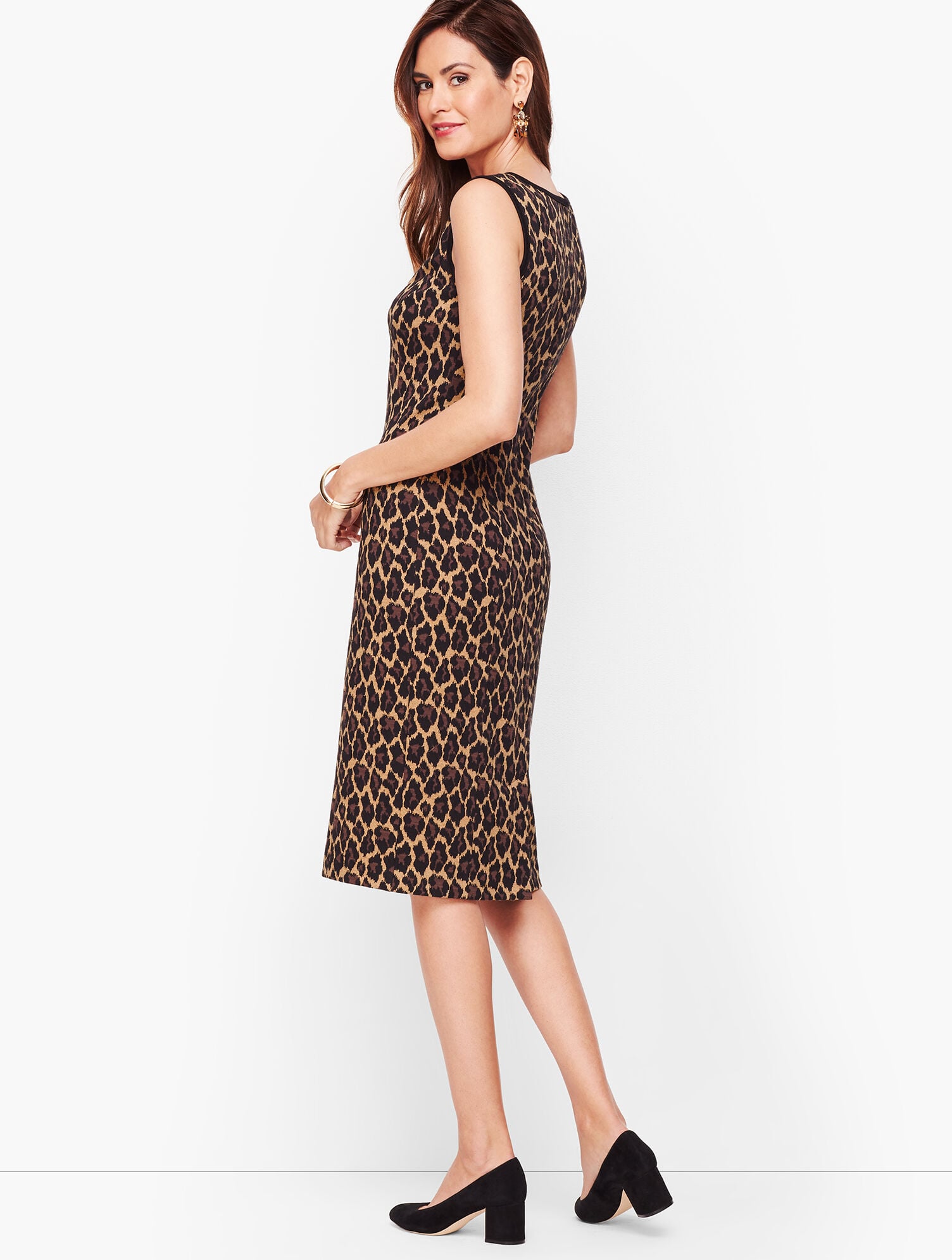 cheetah print dress Leopard Print Midi Dress